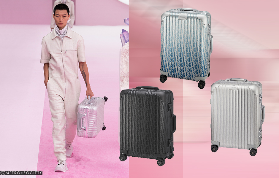 DIOR and RIMOWA capsule luggage collection