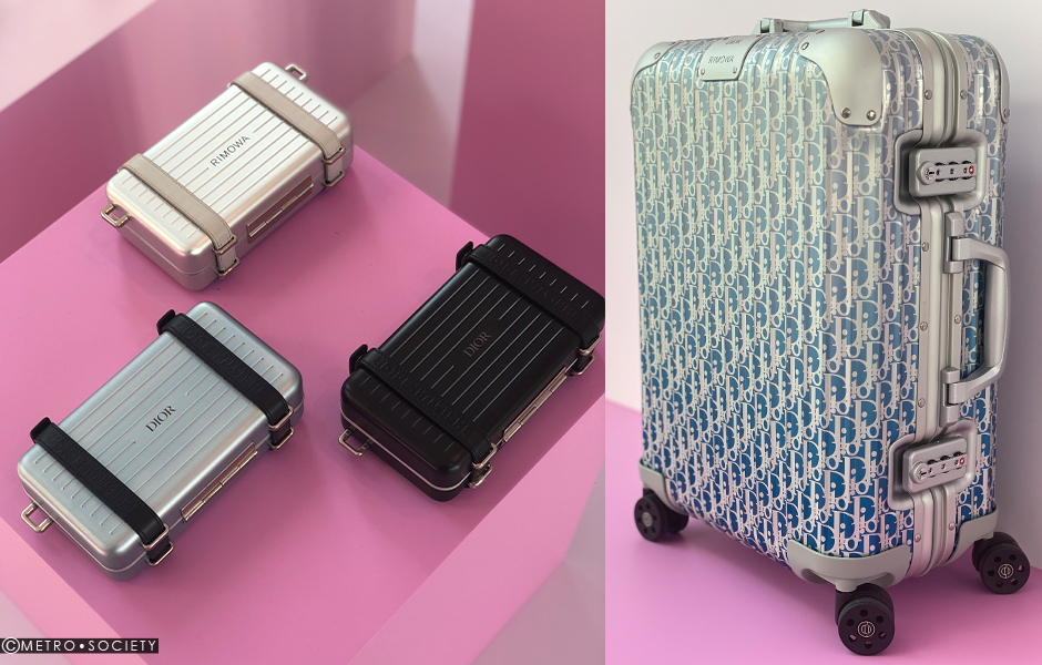 RIMOWA and dior launch luxe luggage capsule collection